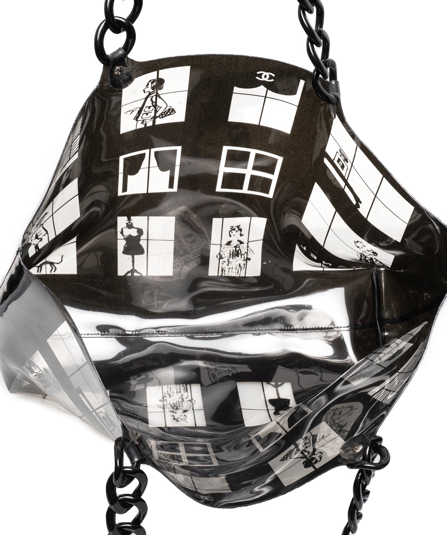 Chanel Vintage Coco Window Tote - AWL1618