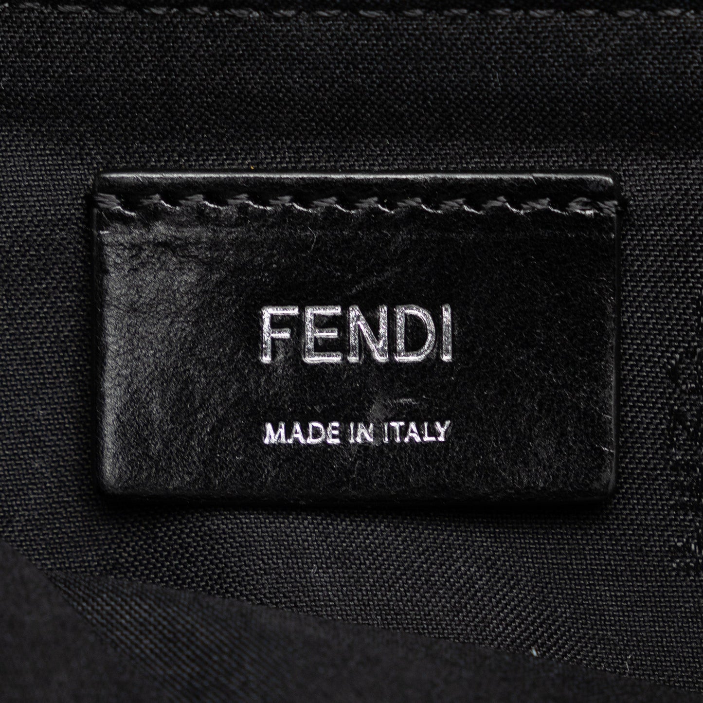 Fendi Zucca Canvas and Leather Convertible Baguette Brown