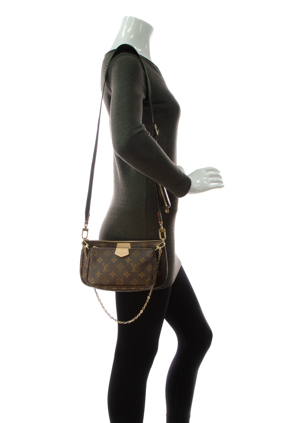 Multi Pochette Accessoires Bag - Monogram/Khaki Crossbody Bag