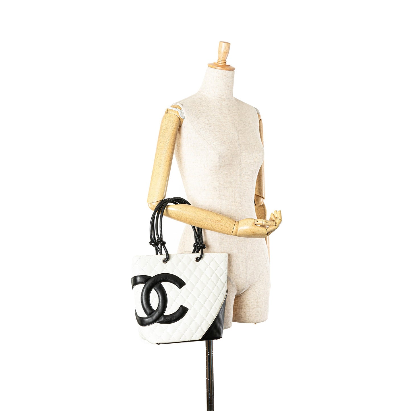Chanel Medium Cambon Ligne Tote White
