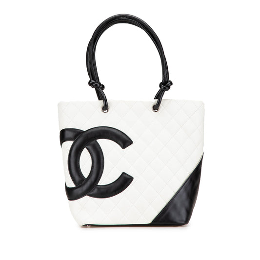 Chanel Medium Cambon Ligne Tote White