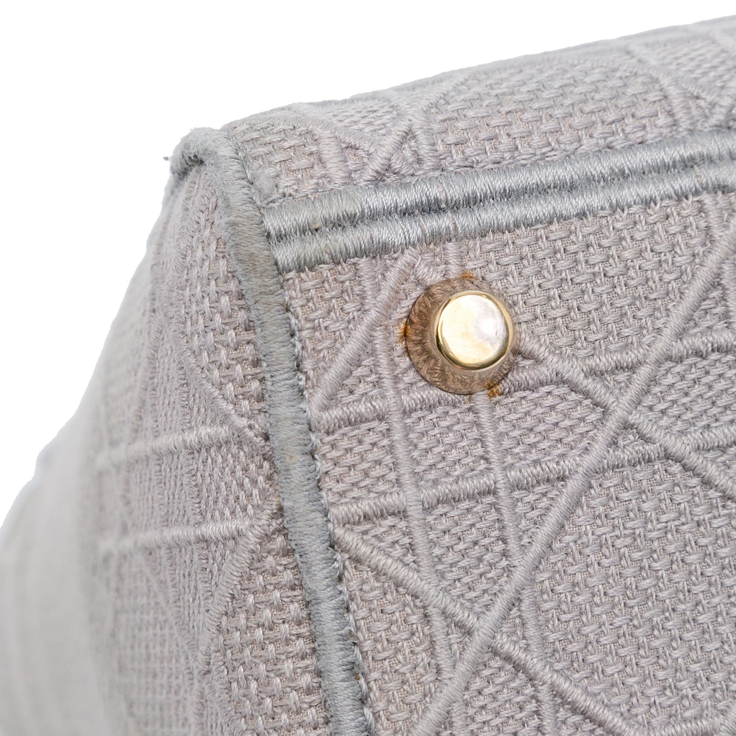 Dior Medium Canvas Cannage Lady D Lite Gray