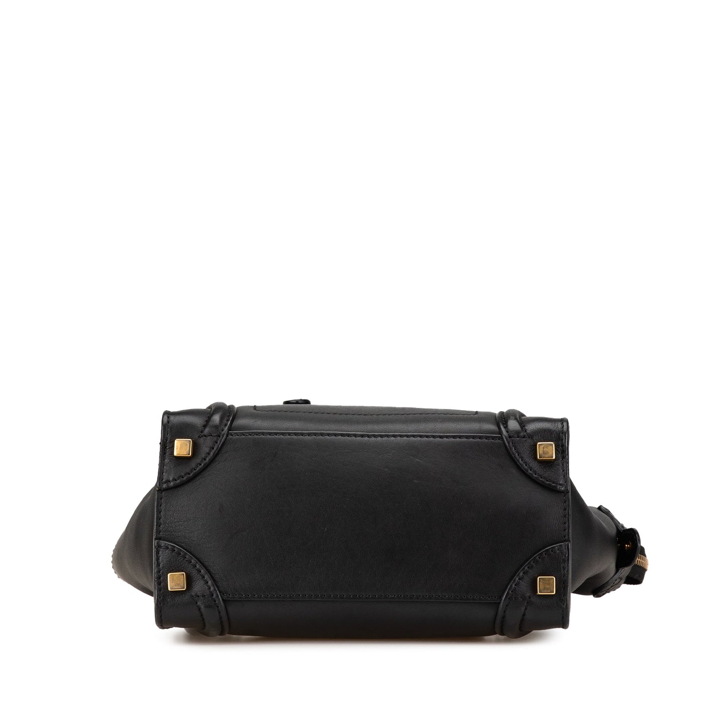 Celine Micro Smooth Calfskin Luggage Tote Black