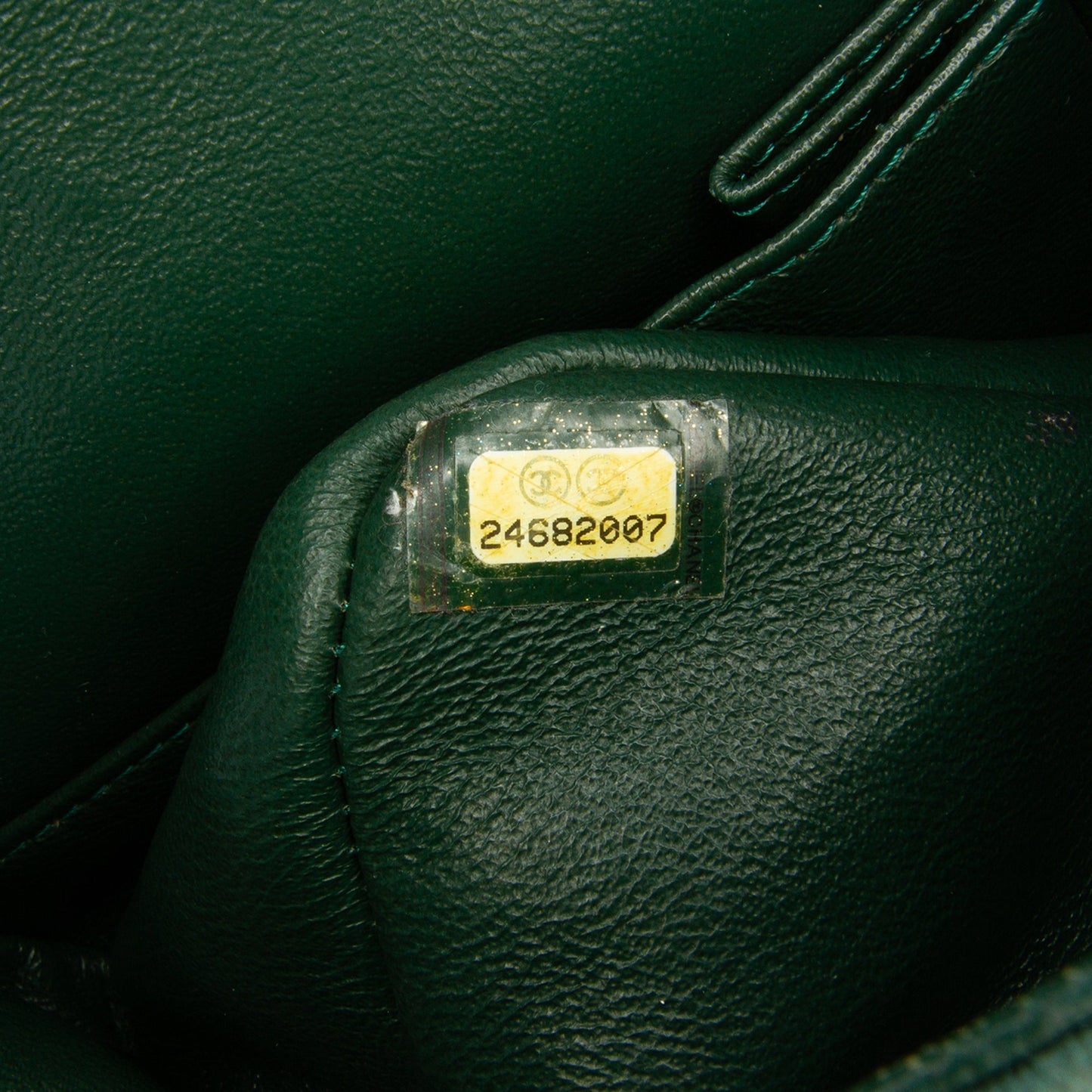 Chanel Medium Classic Jersey Double Flap Green