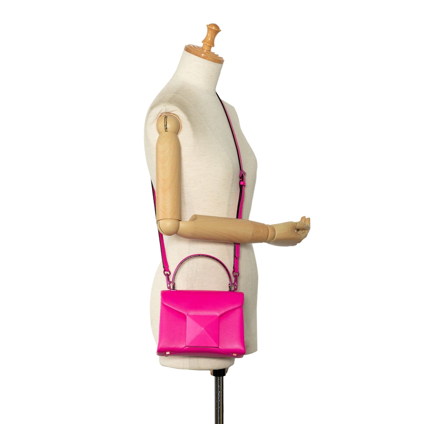 Valentino Mini One Stud Satchel Pink