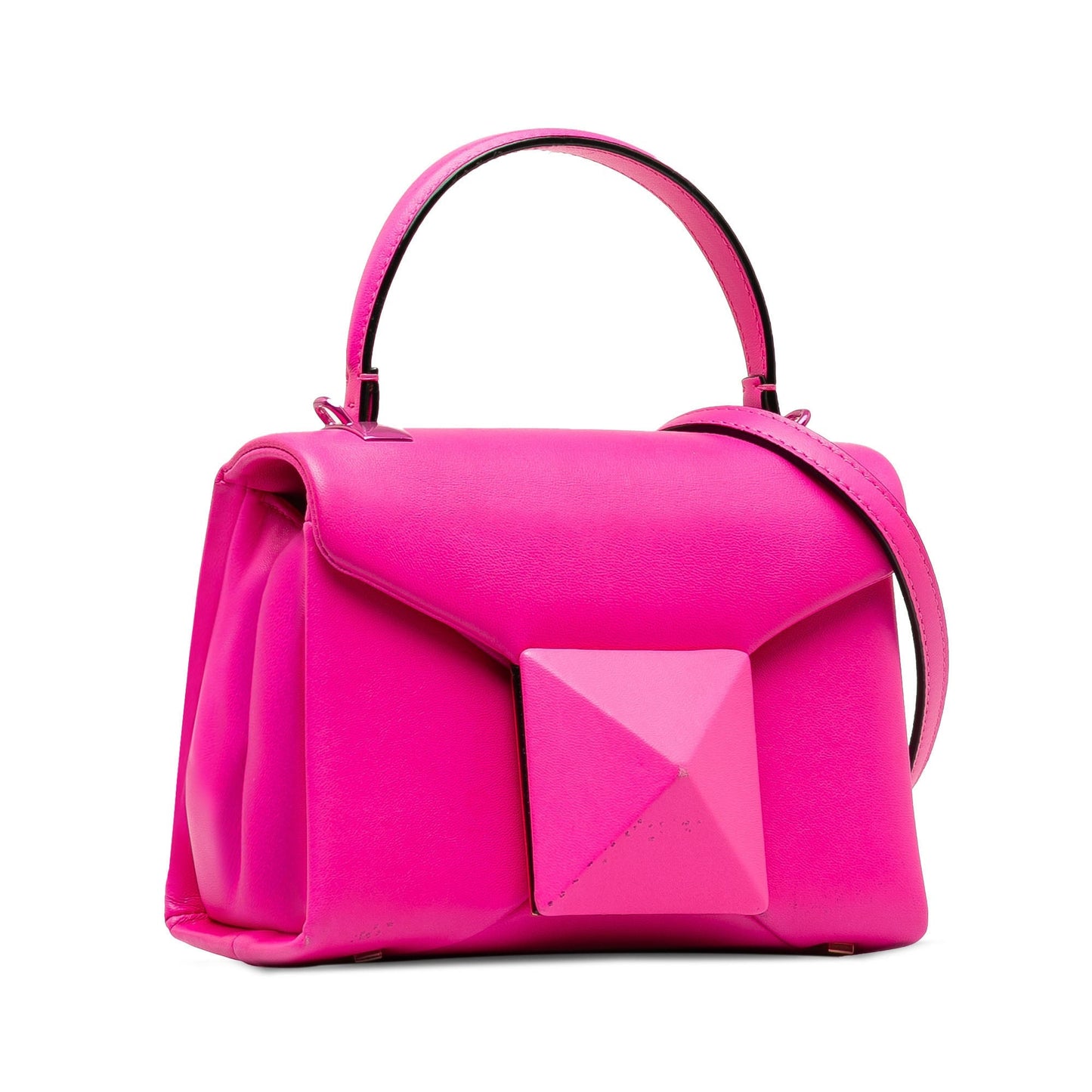 Valentino Mini One Stud Satchel Pink