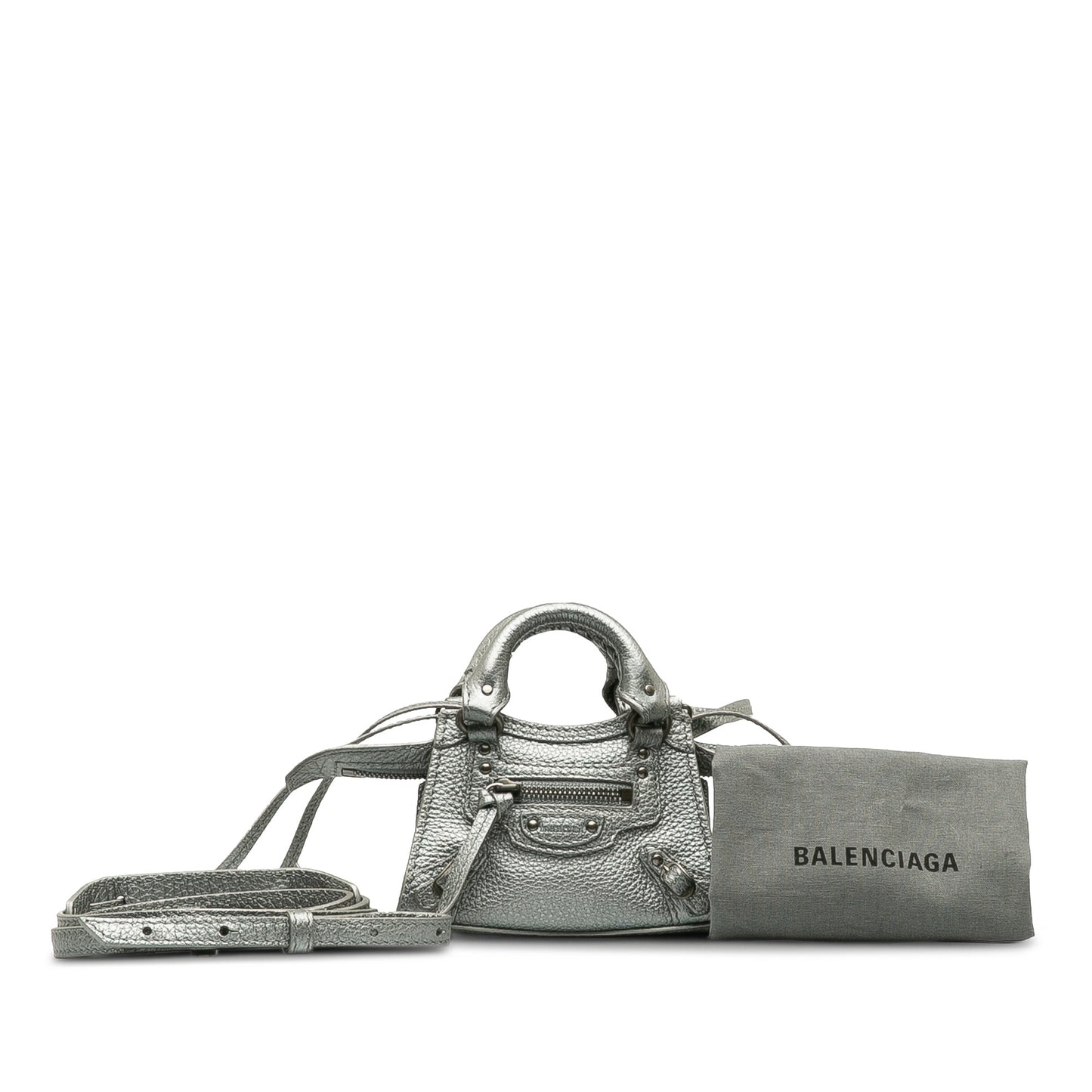 Balenciaga Super Nano Neo Classic City Silver