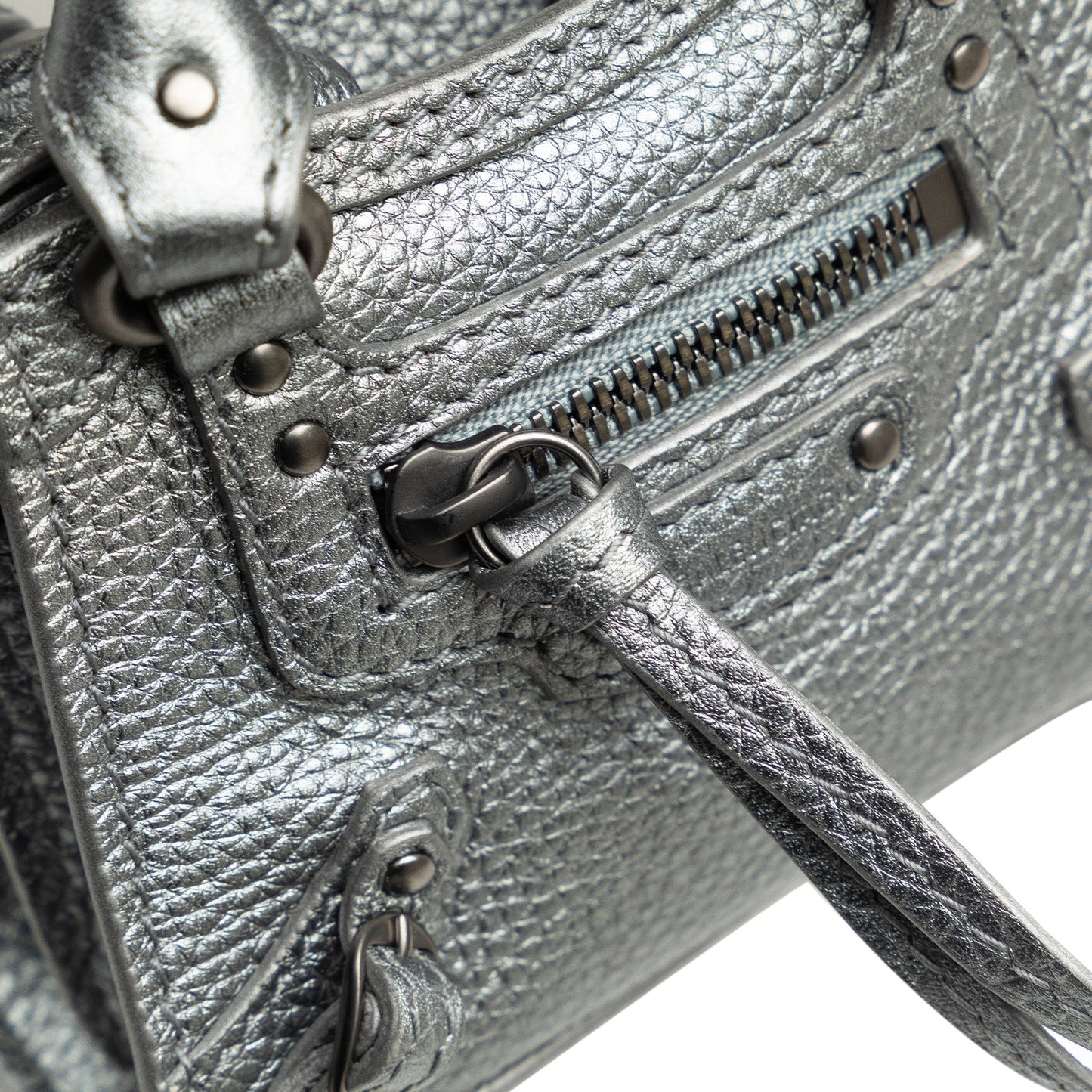 Balenciaga Super Nano Neo Classic City Silver