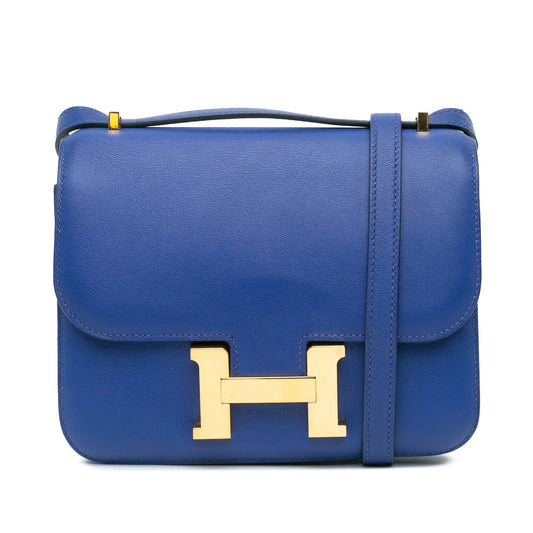 Hermès Mini Swift Constance 18 Blue