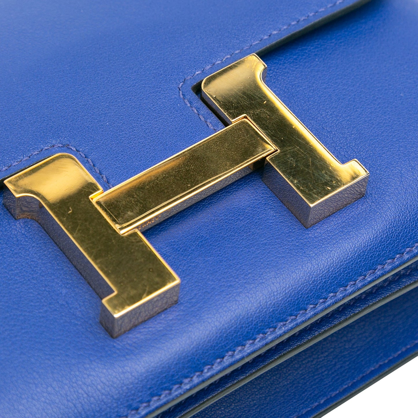 Hermès Mini Swift Constance 18 Blue