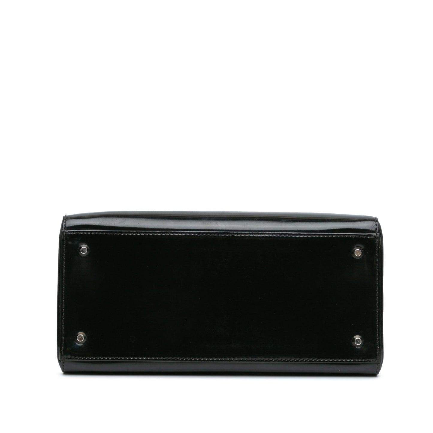 Dior Medium Patent Lady Dior Black