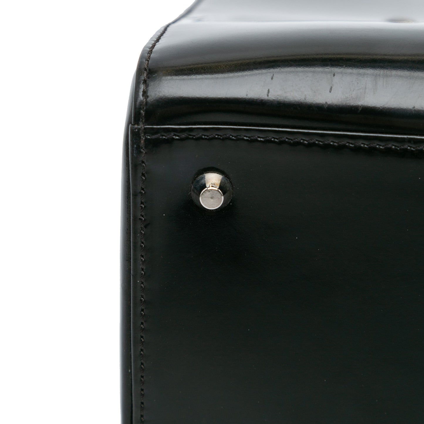 Dior Medium Patent Lady Dior Black