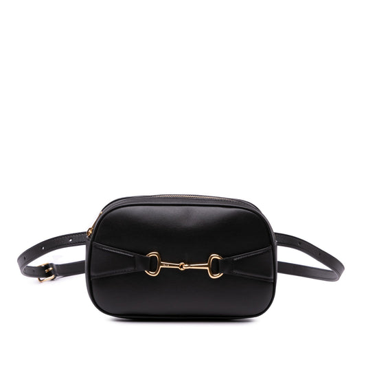Celine Leather Crecy Belt Bag Black