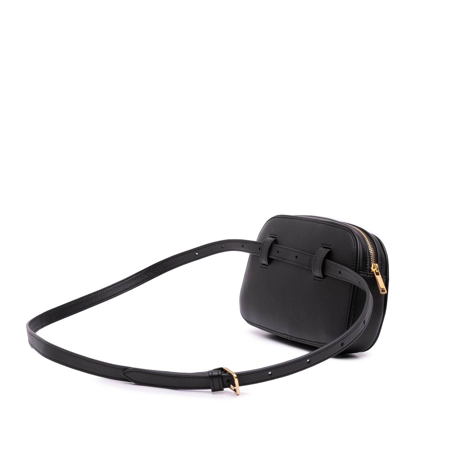 Celine Leather Crecy Belt Bag Black