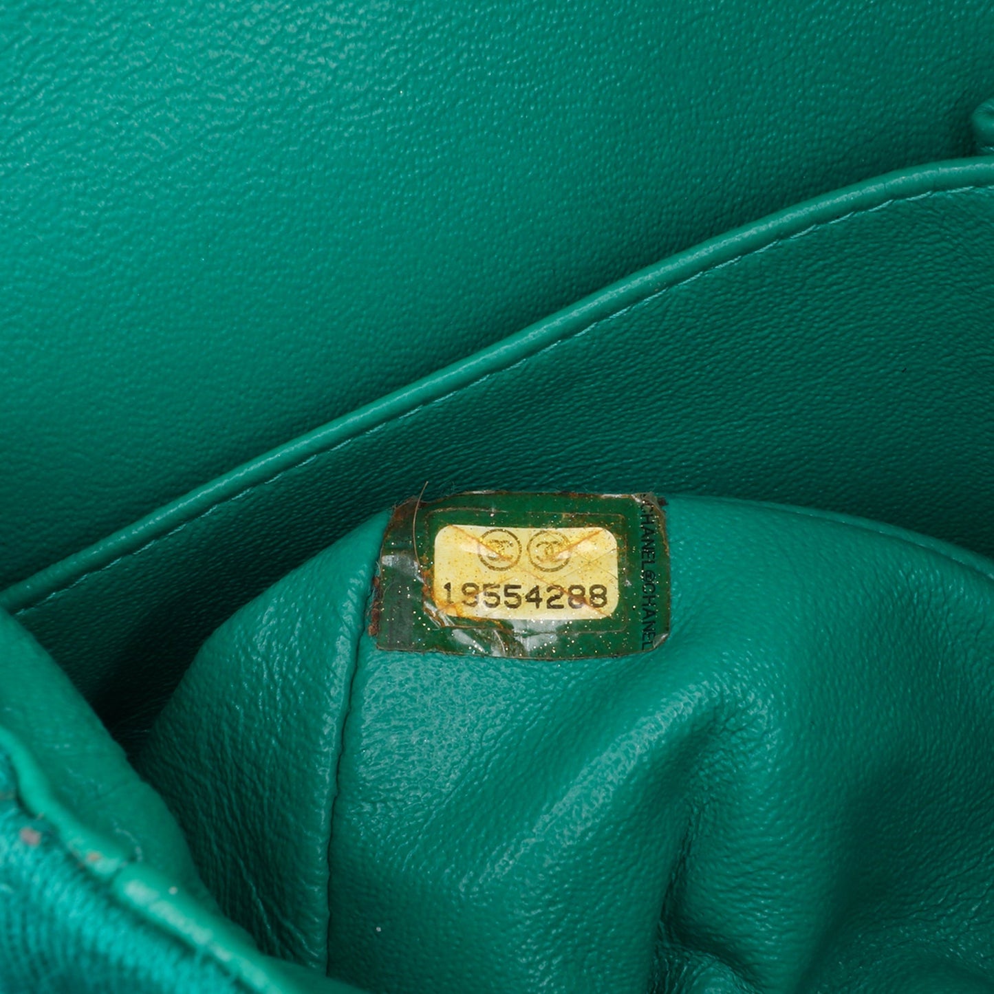 Chanel Medium Classic Jersey Double Flap Green