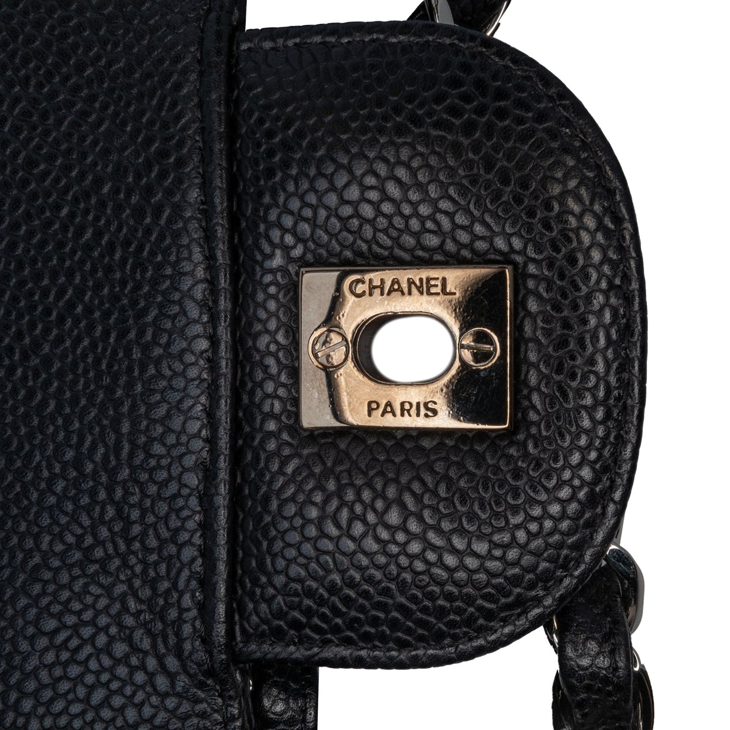 Chanel Jumbo Classic Caviar Single Flap Black