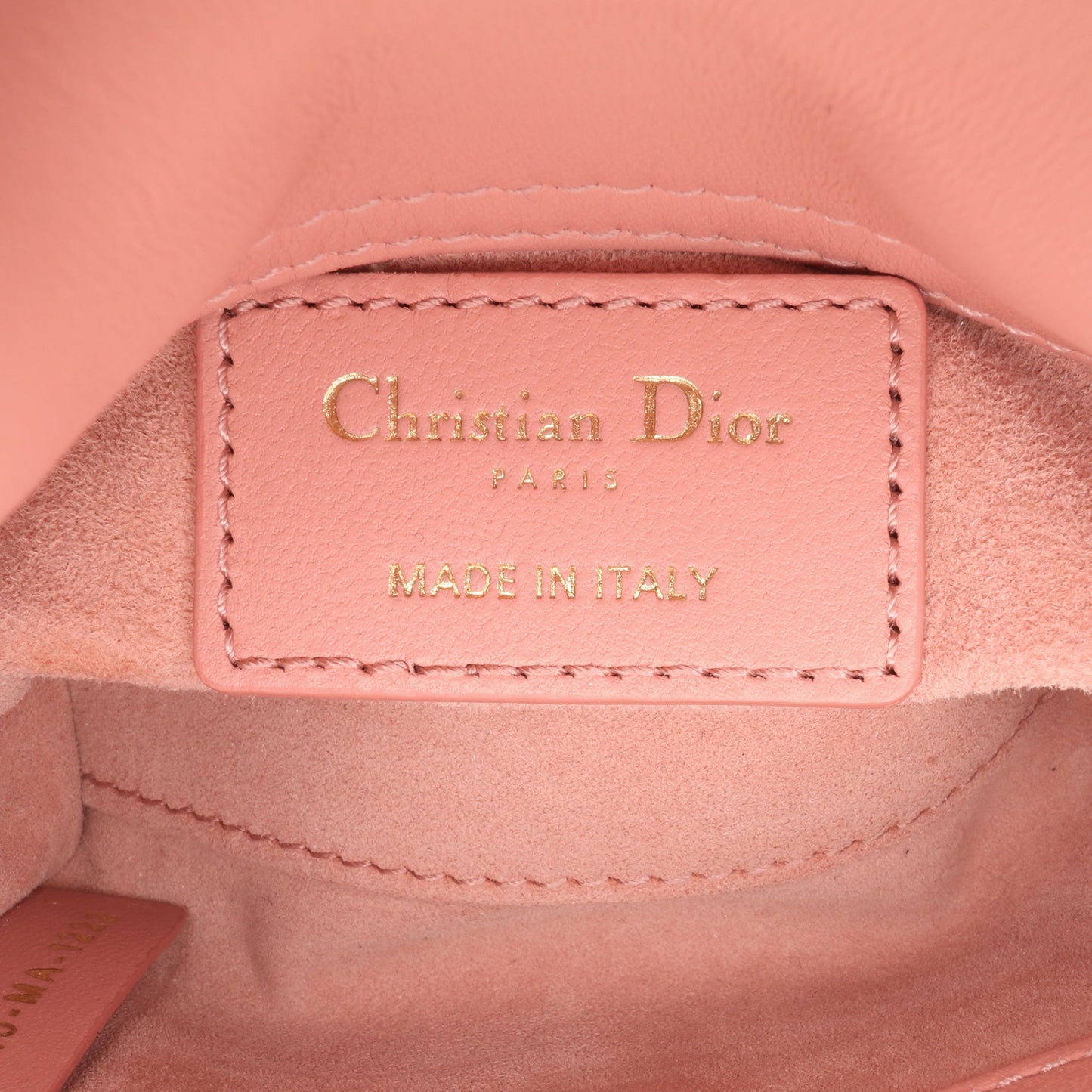 Dior Micro Lambskin Cannage Lady Dior Pink