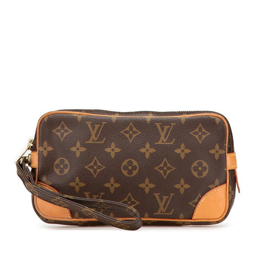 Louis Vuitton Monogram Marly Dragonne PM Brown