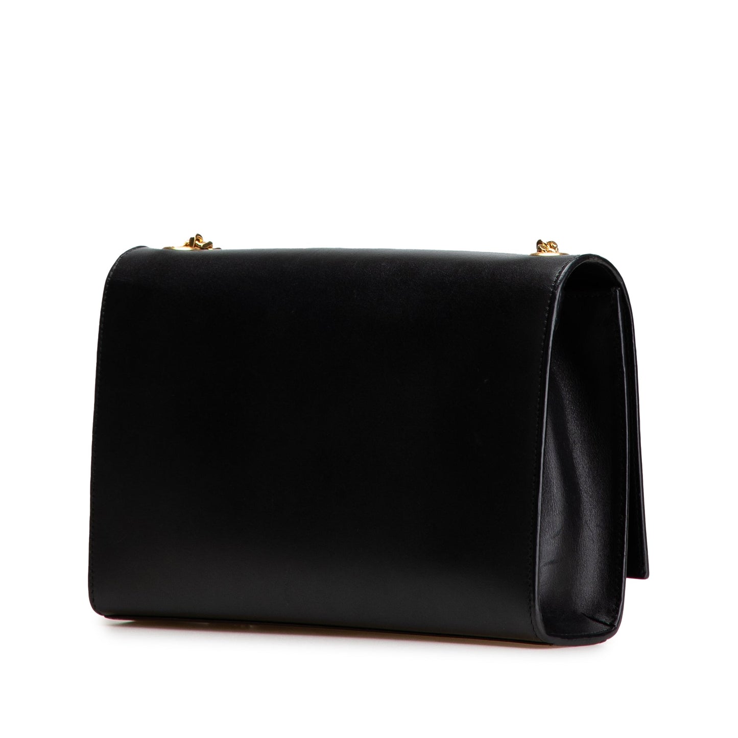 Saint Laurent Medium Smooth Calfskin Classic Monogram Kate Tassel Crossbody Black