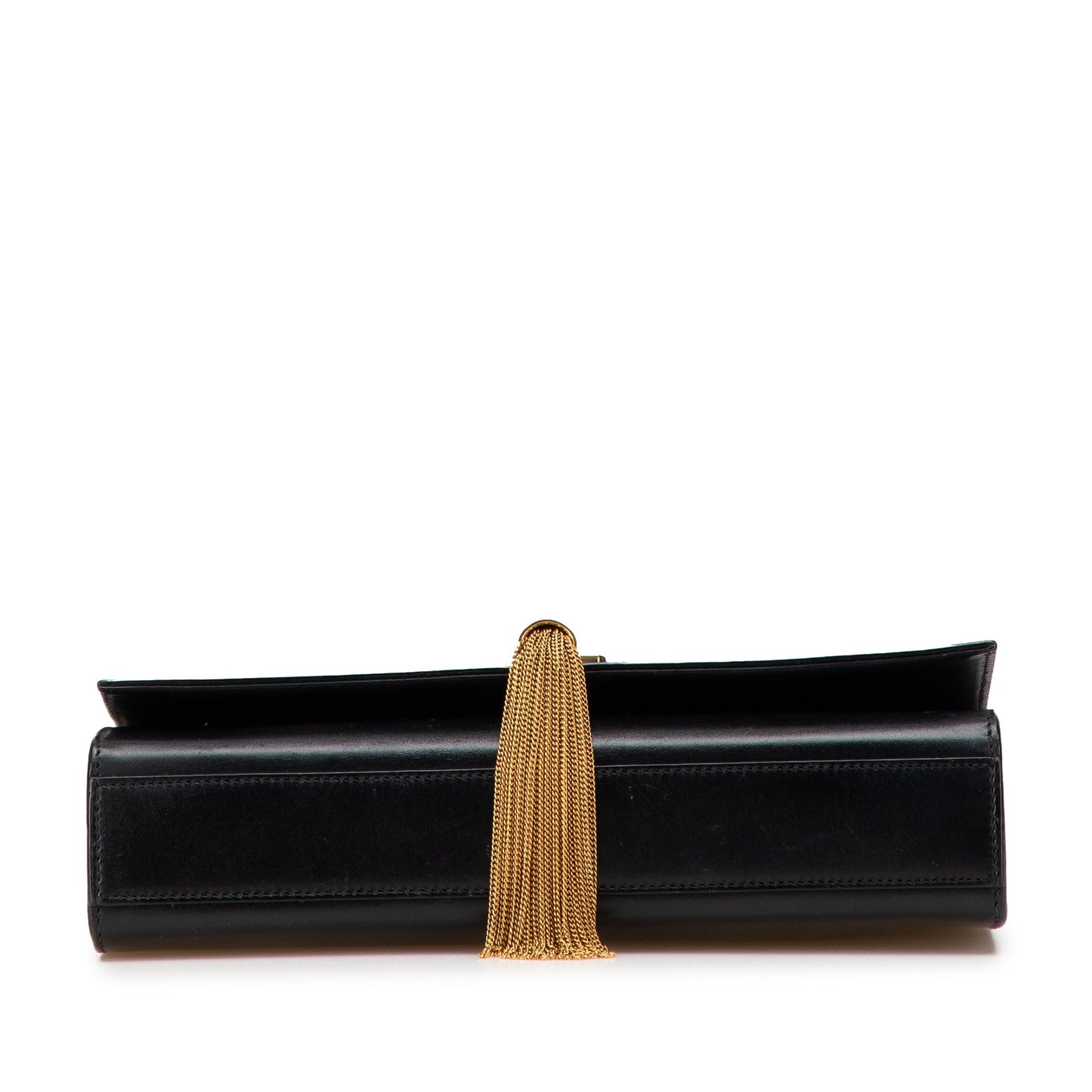 Saint Laurent Medium Smooth Calfskin Classic Monogram Kate Tassel Crossbody Black