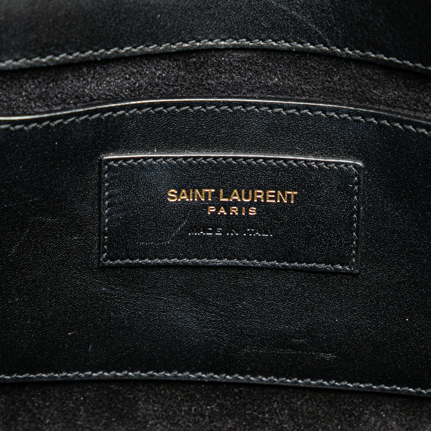 Saint Laurent Medium Smooth Calfskin Classic Monogram Kate Tassel Crossbody Black