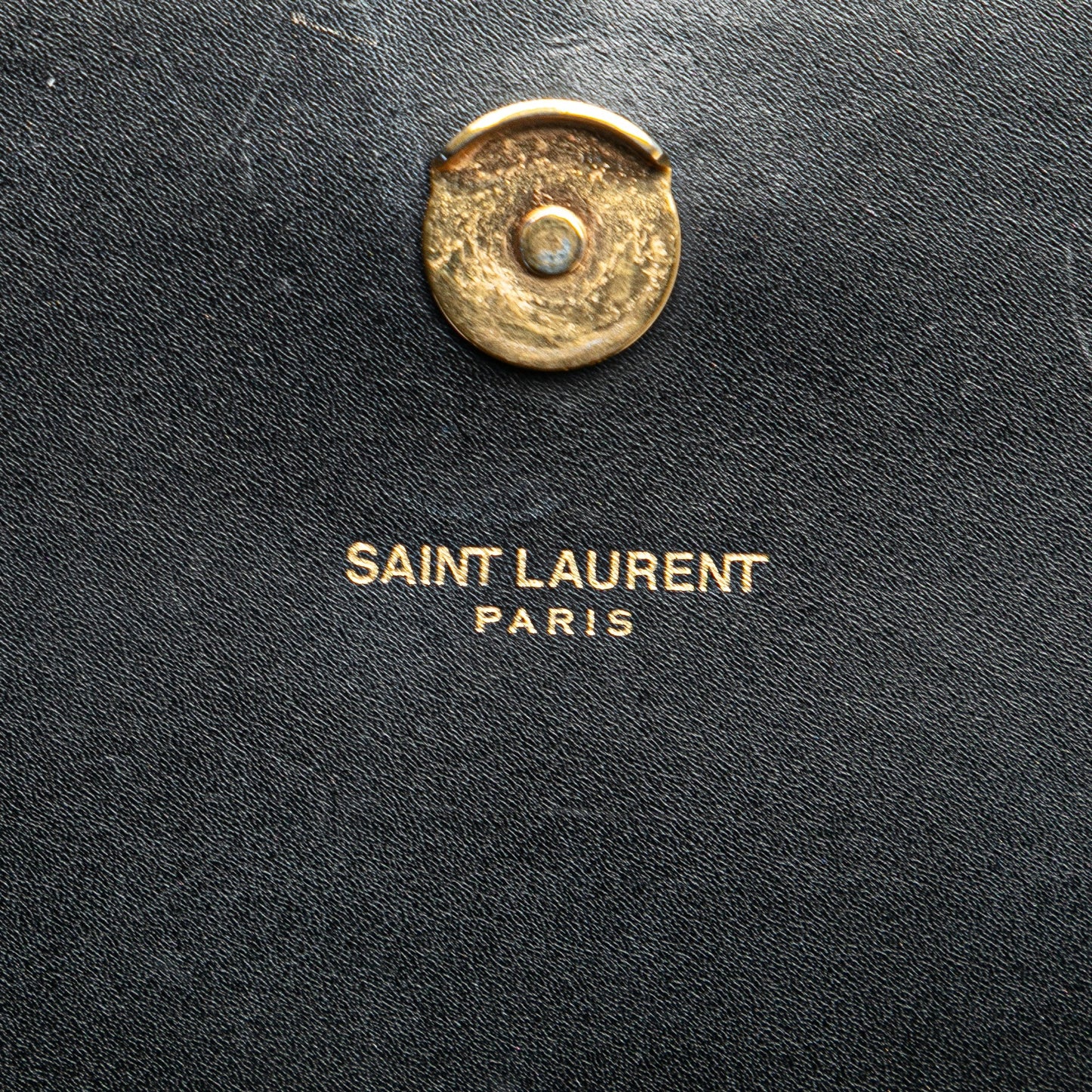 Saint Laurent Medium Smooth Calfskin Classic Monogram Kate Tassel Crossbody Black