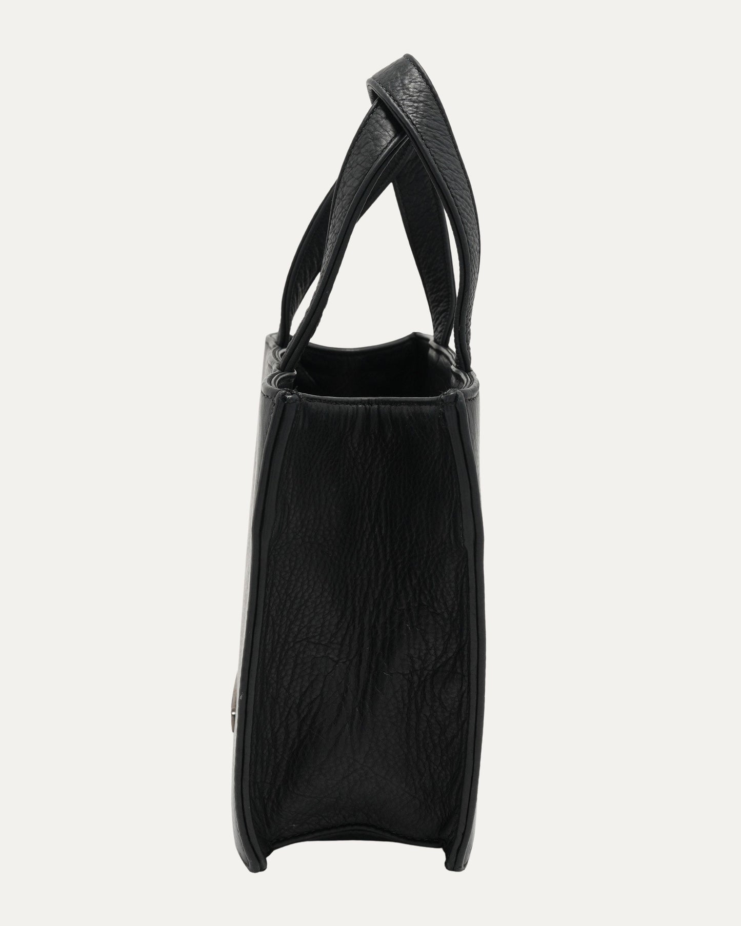 Mini Dagger Embellished Leather Tote