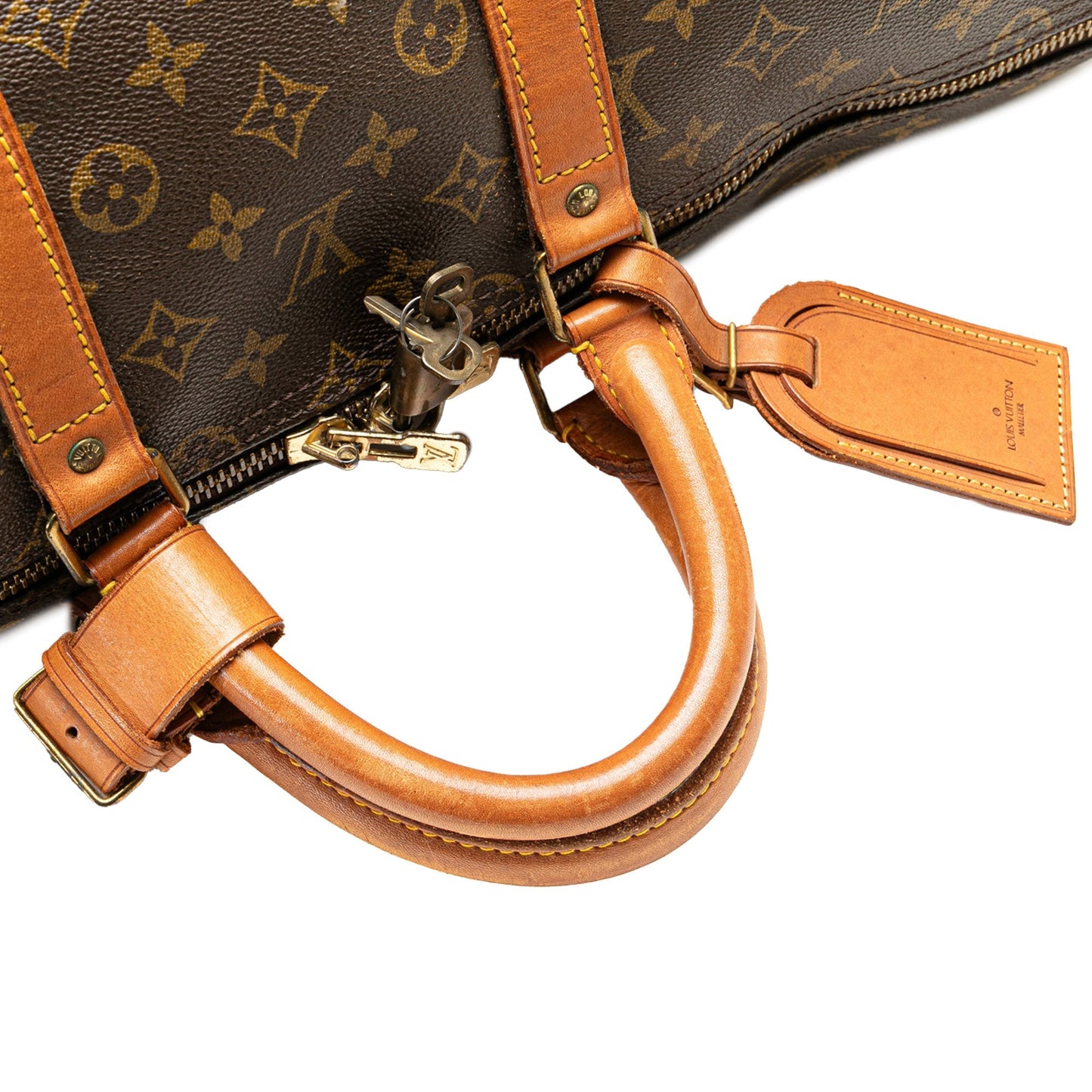 Louis Vuitton Monogram Keepall 55 Brown