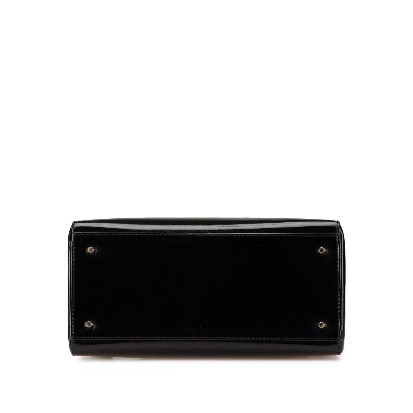 Dior Medium Patent Lady Dior Black