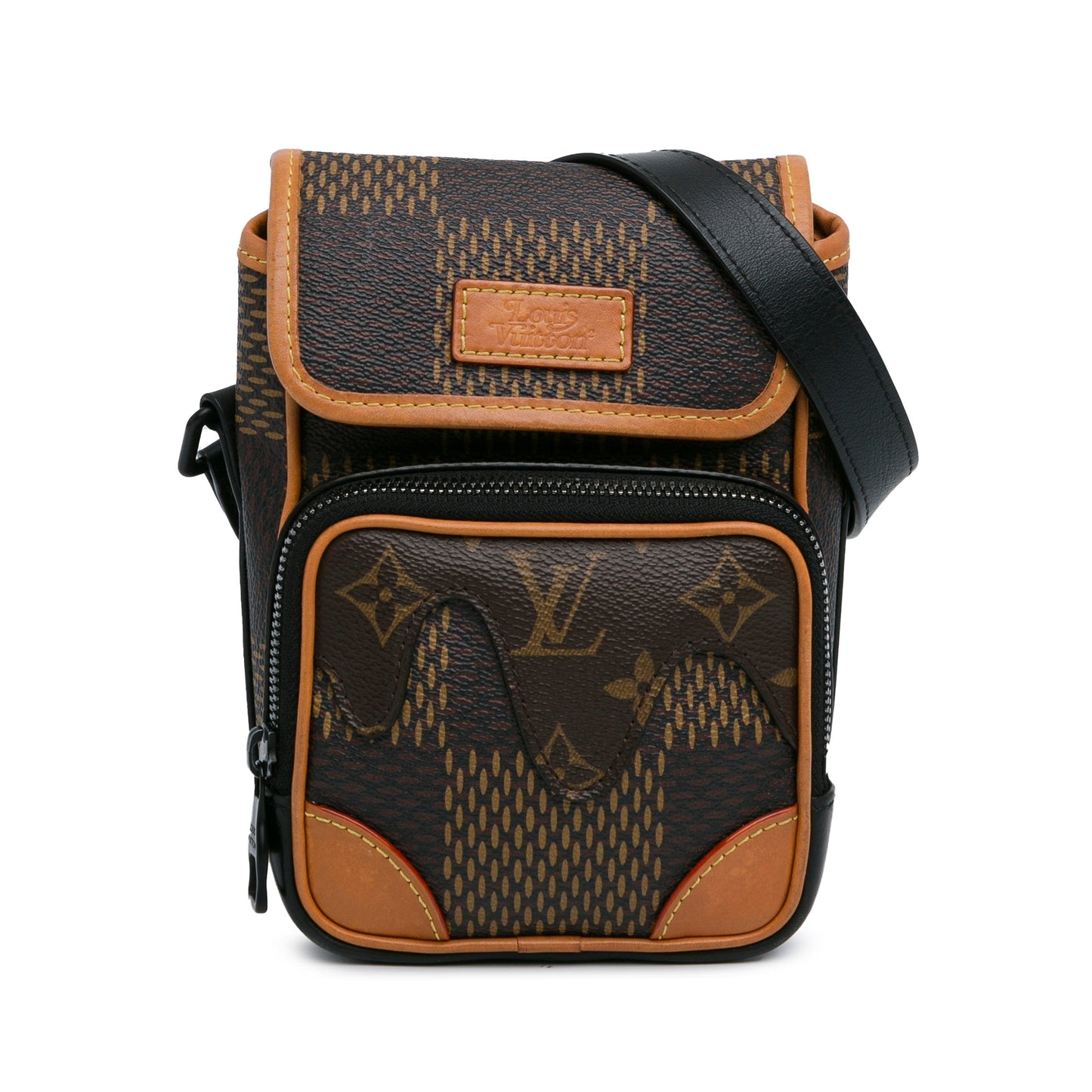 Louis Vuitton Nigo Giant Damier Ebene Monogram Nano Amazone Brown