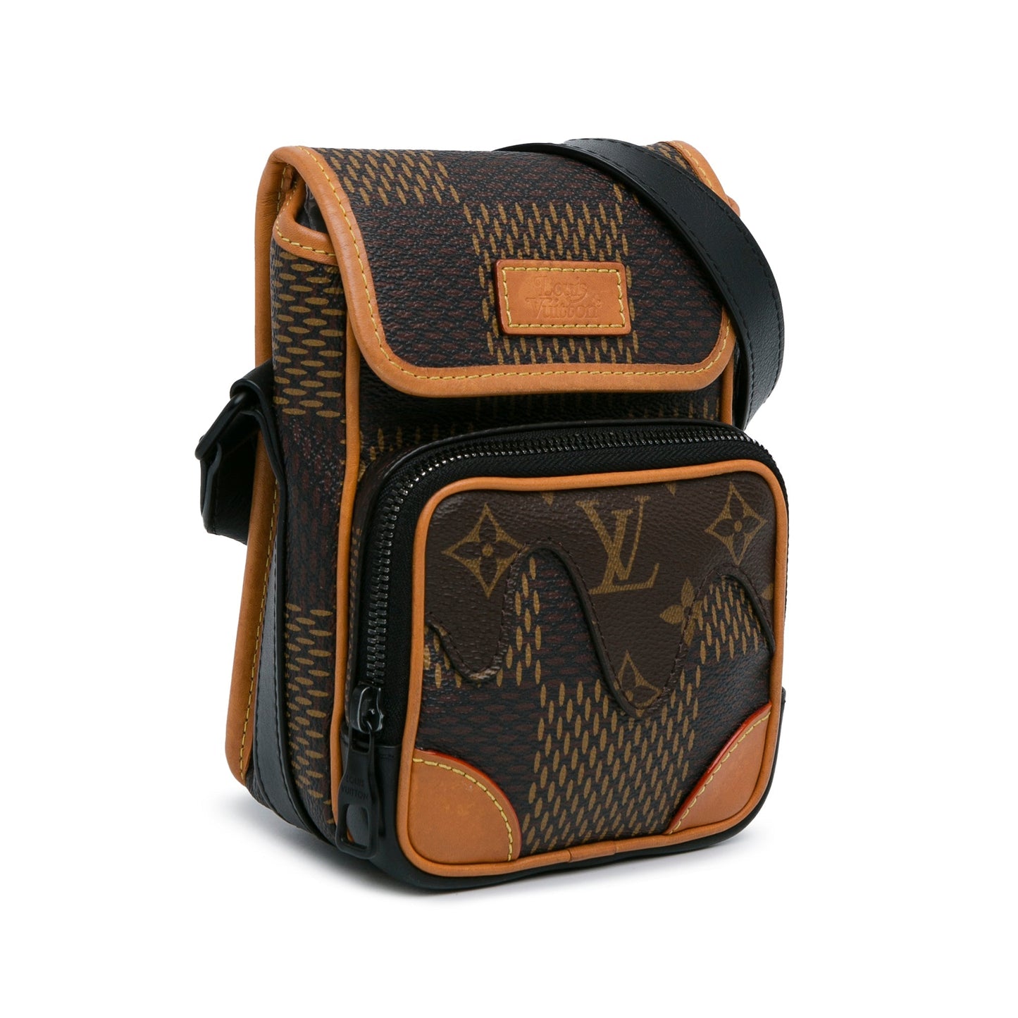 Louis Vuitton Nigo Giant Damier Ebene Monogram Nano Amazone Brown