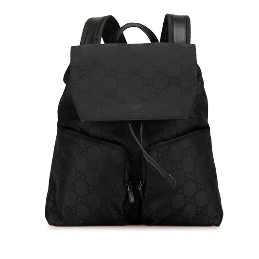 Gucci GG Nylon Backpack Black