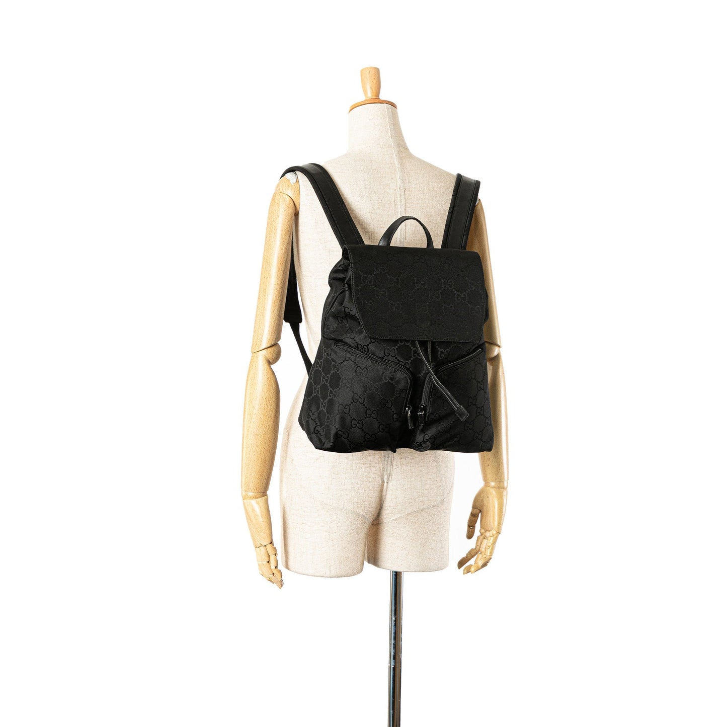 Gucci GG Nylon Backpack Black