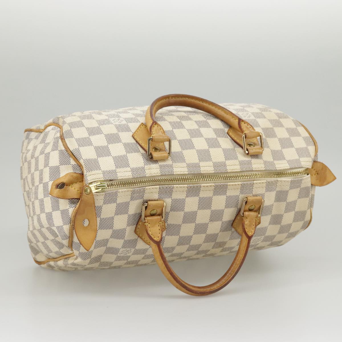 Louis Vuitton Speedy 30 Canvas, white