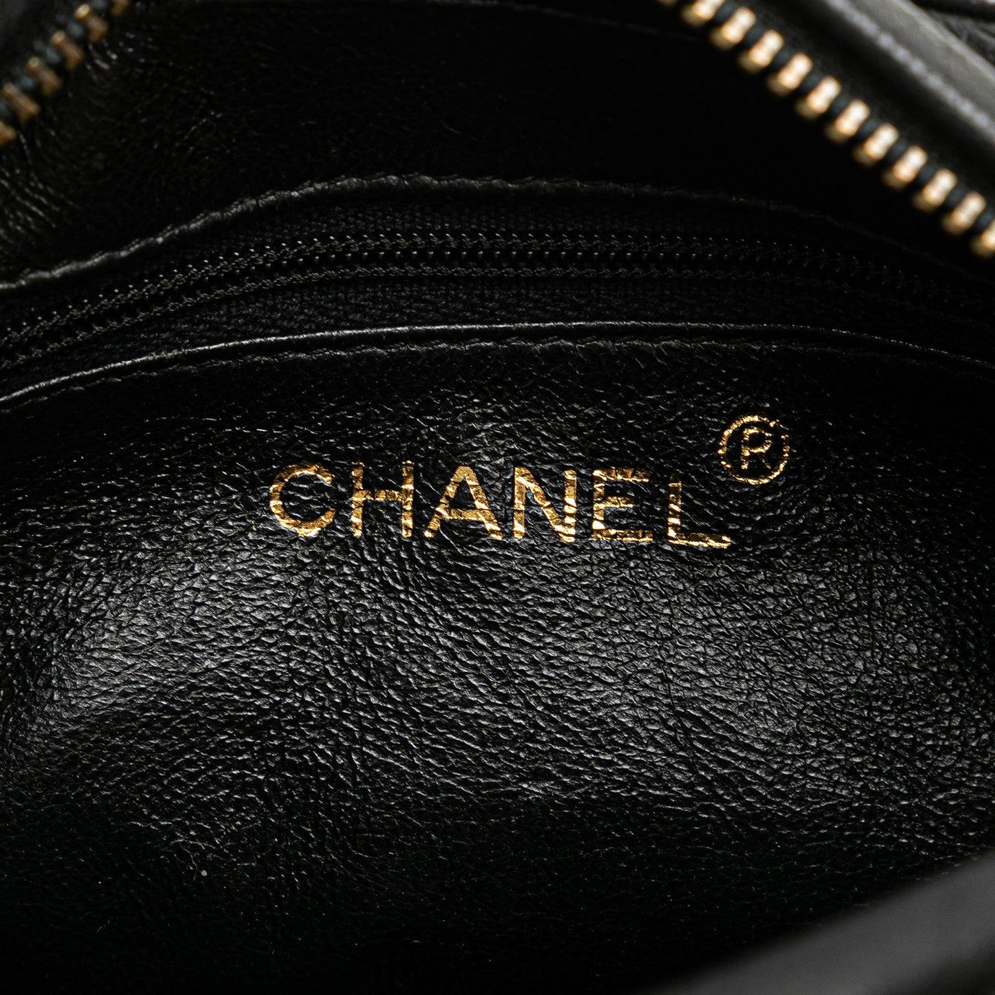 Chanel CC Quilted Lambskin Tassel Camera Bag Black