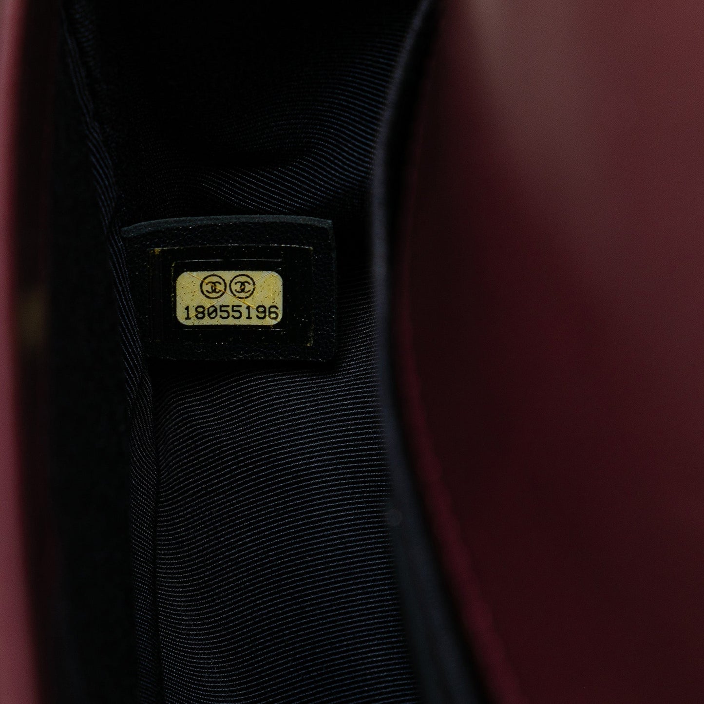 Chanel Old Medium Velvet and Tweed Boy Flap Red
