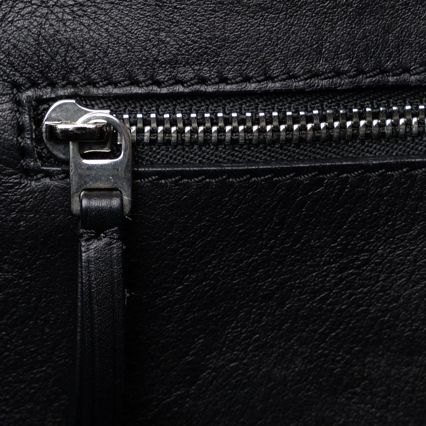 Celine Felt and Leather Tie Knot Tote Gray