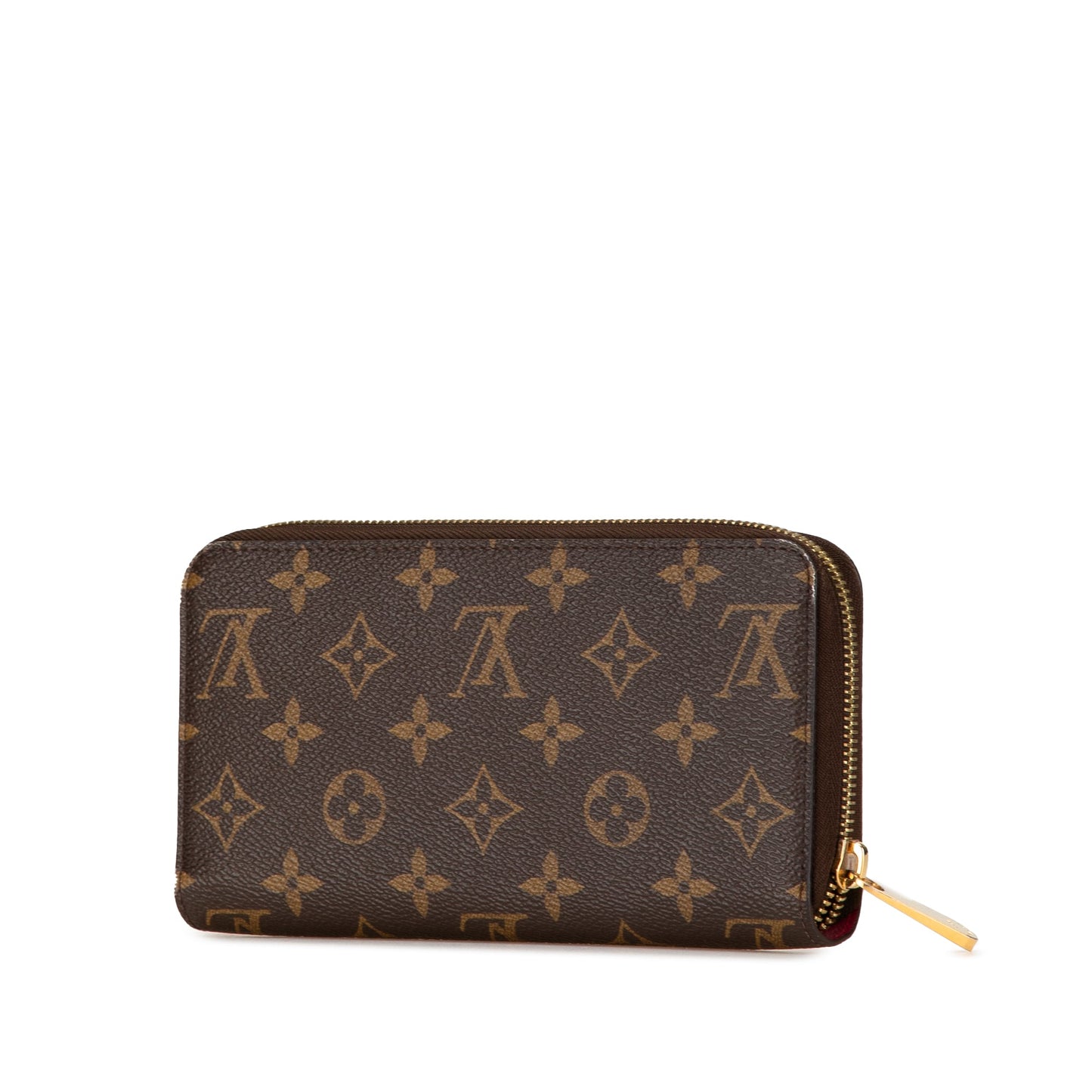 Louis Vuitton Monogram Love Lock Zippy Wallet Brown