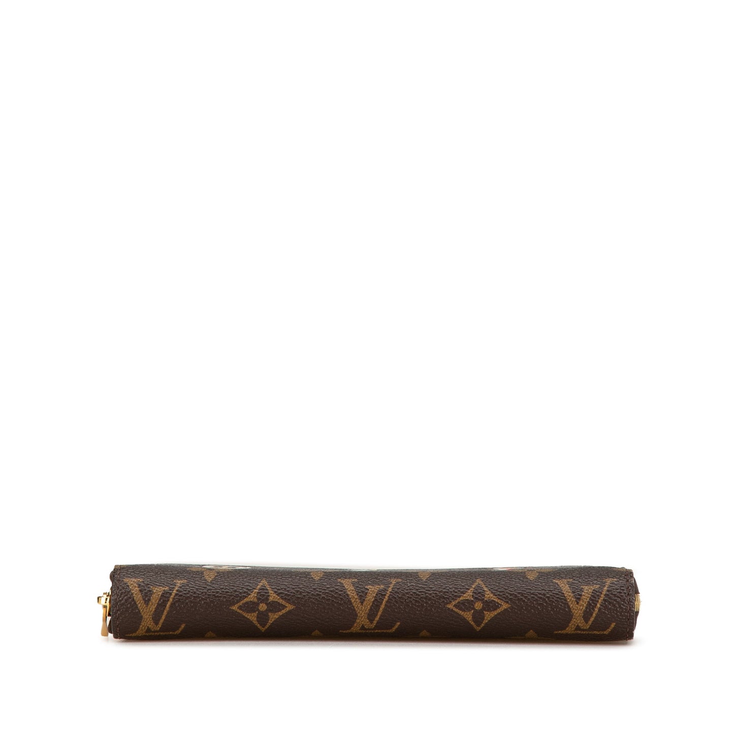 Louis Vuitton Monogram Love Lock Zippy Wallet Brown