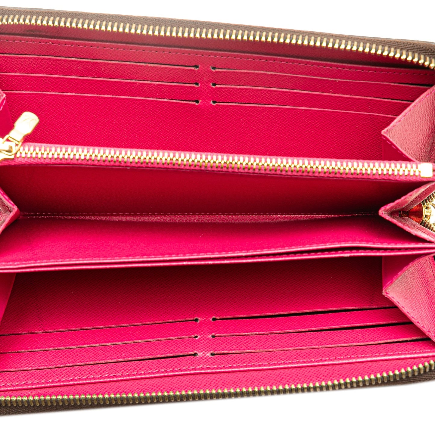 Louis Vuitton Monogram Love Lock Zippy Wallet Brown