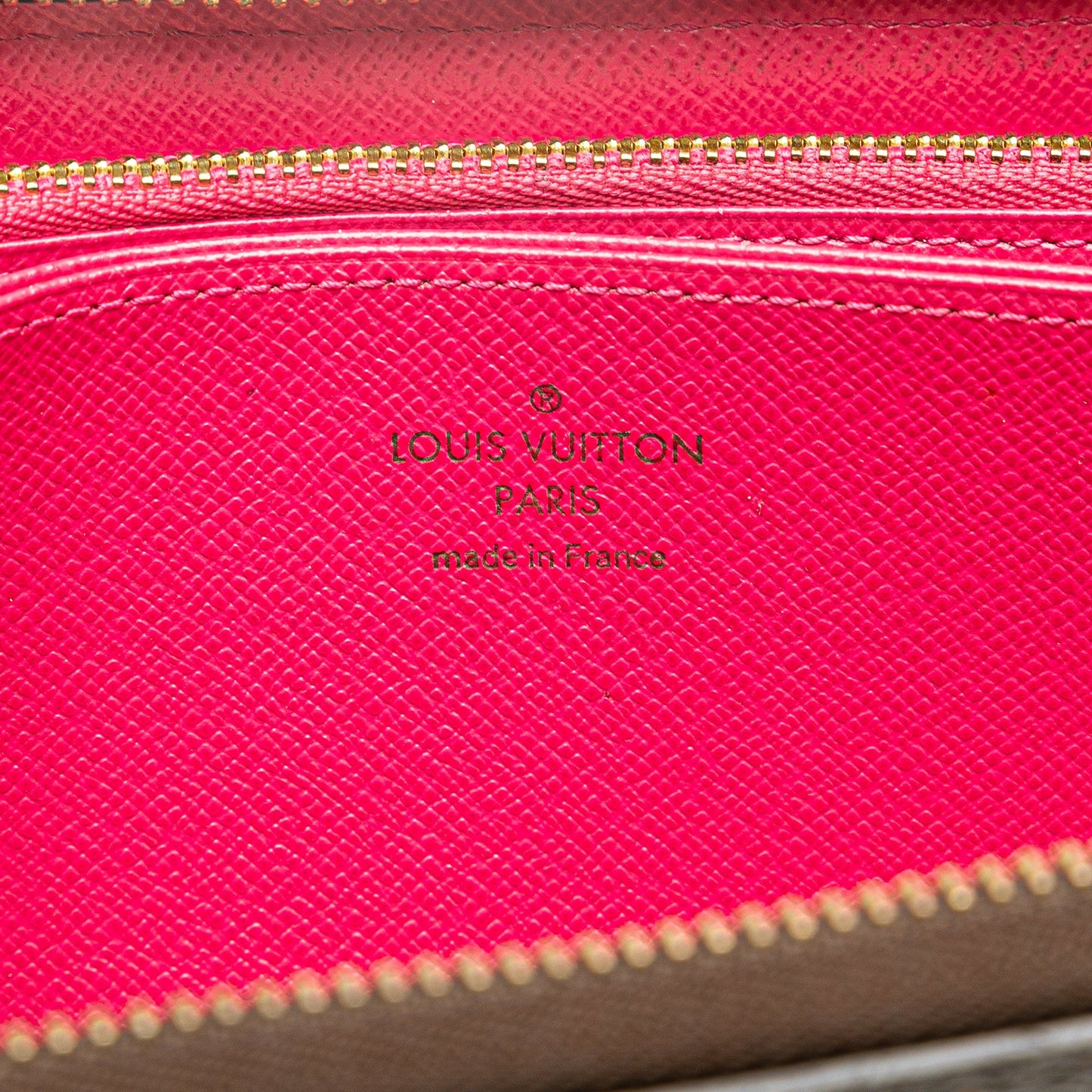 Louis Vuitton Monogram Love Lock Zippy Wallet Brown