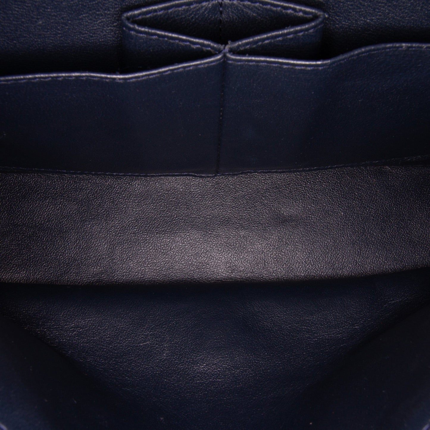 Chanel Medium Classic Patent Double Flap Blue