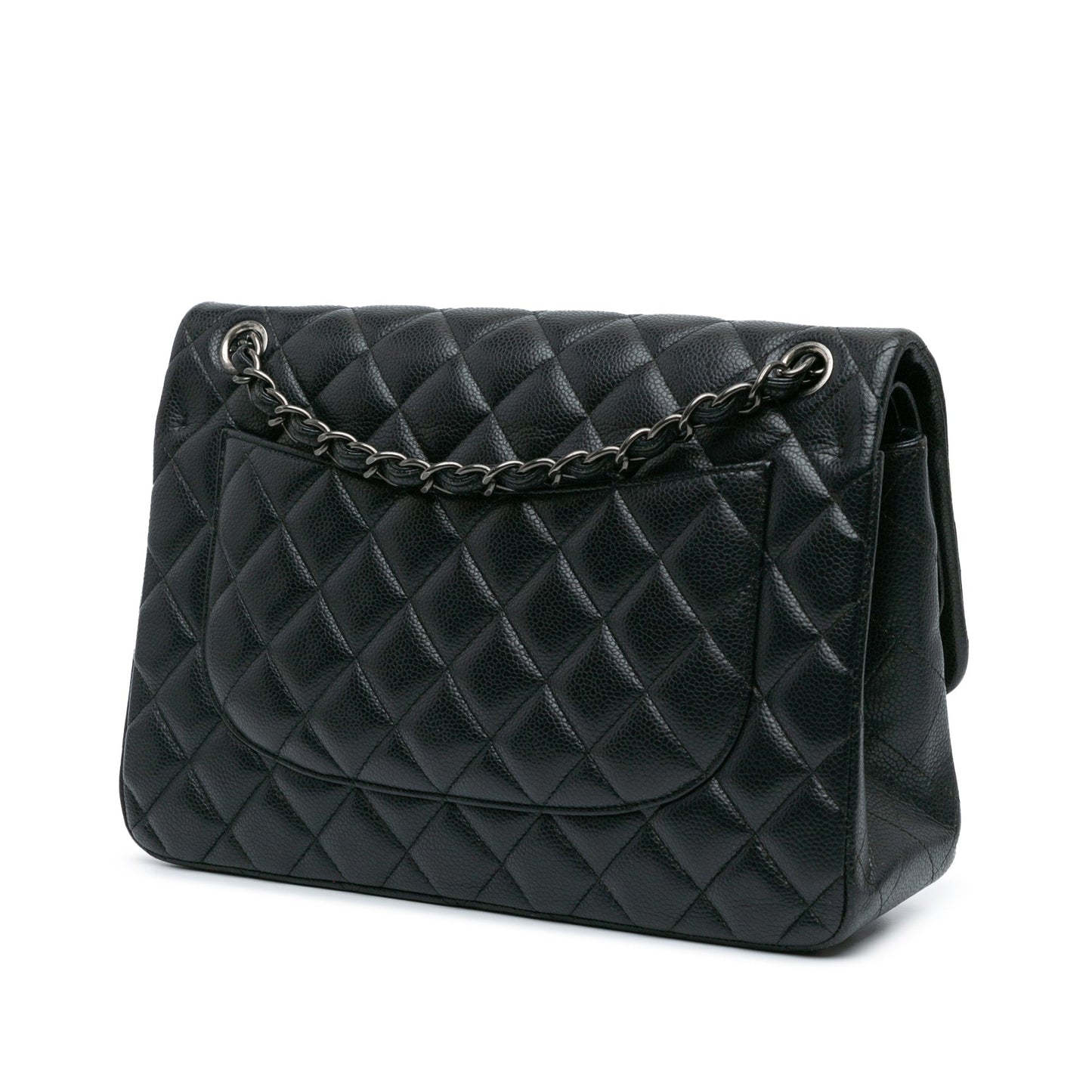 Chanel Jumbo Classic Caviar Double Flap Black
