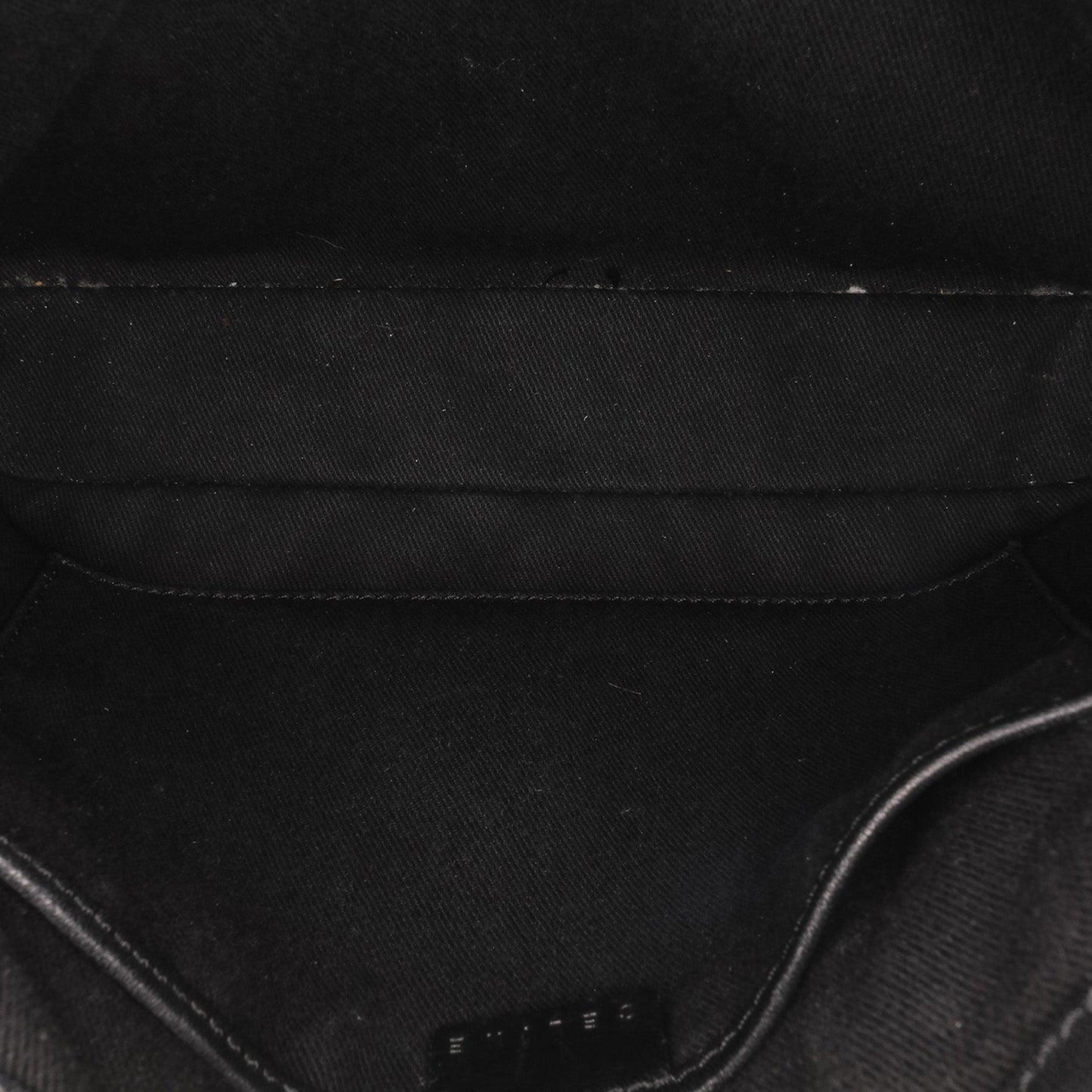 Celine C Macadam Suede Handbag Black