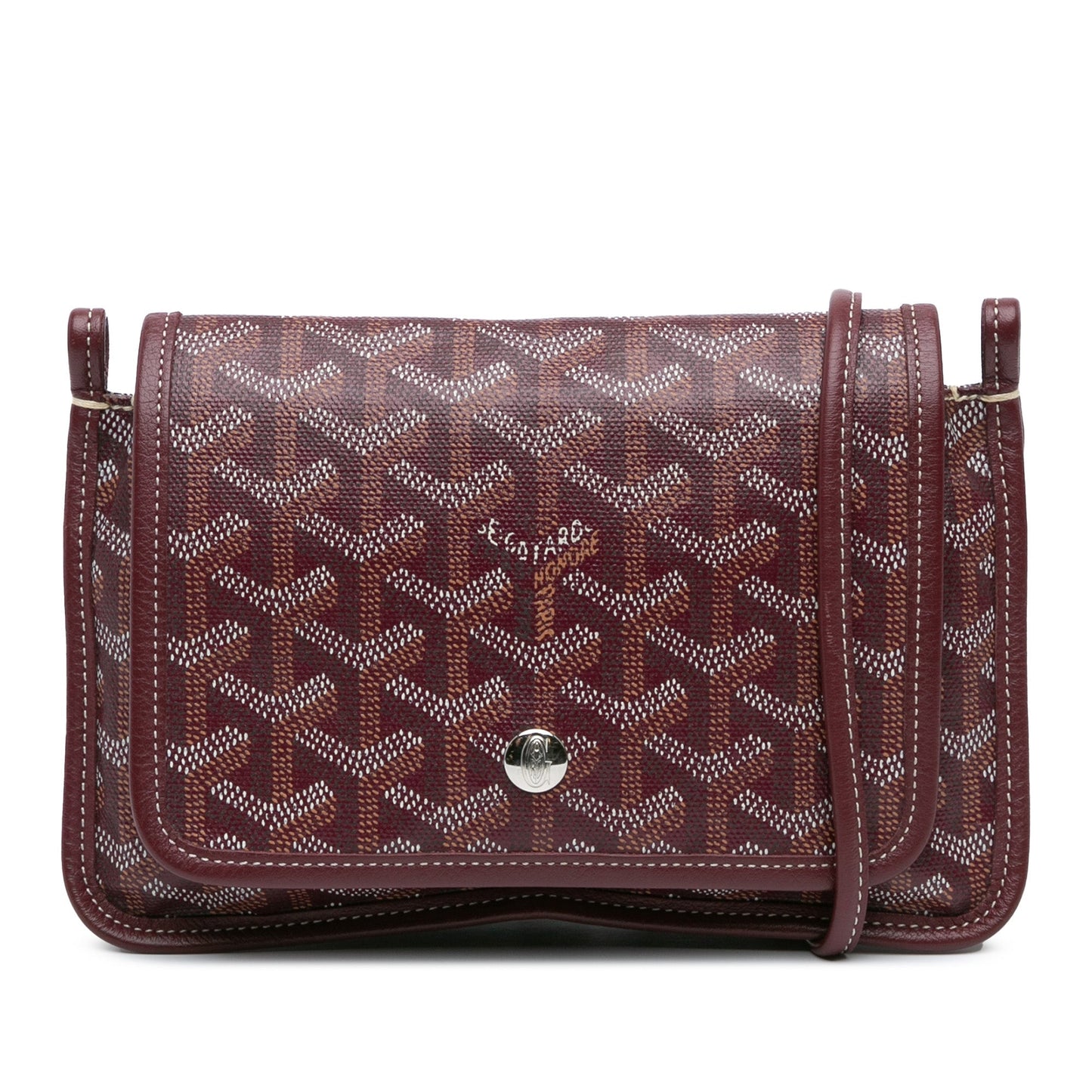 Goyard Goyardine Plumet Pocket Wallet Purple