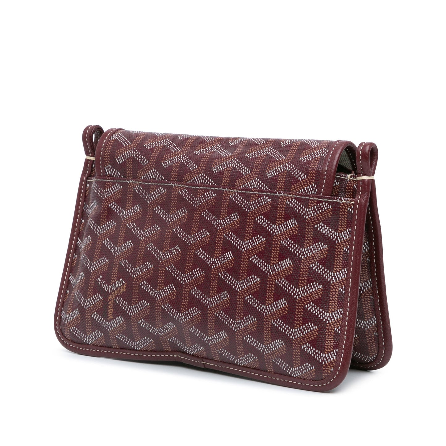 Goyard Goyardine Plumet Pocket Wallet Purple