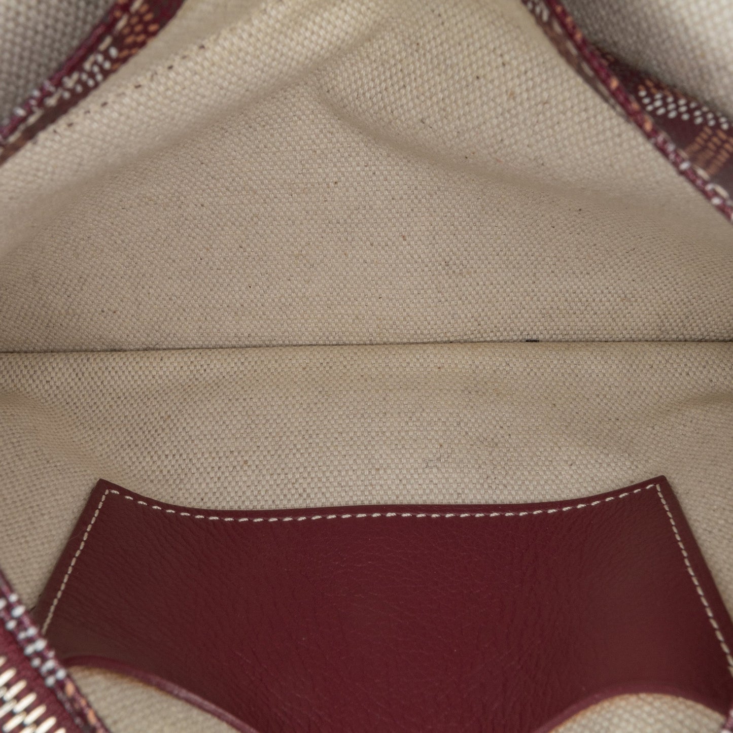 Goyard Goyardine Plumet Pocket Wallet Purple