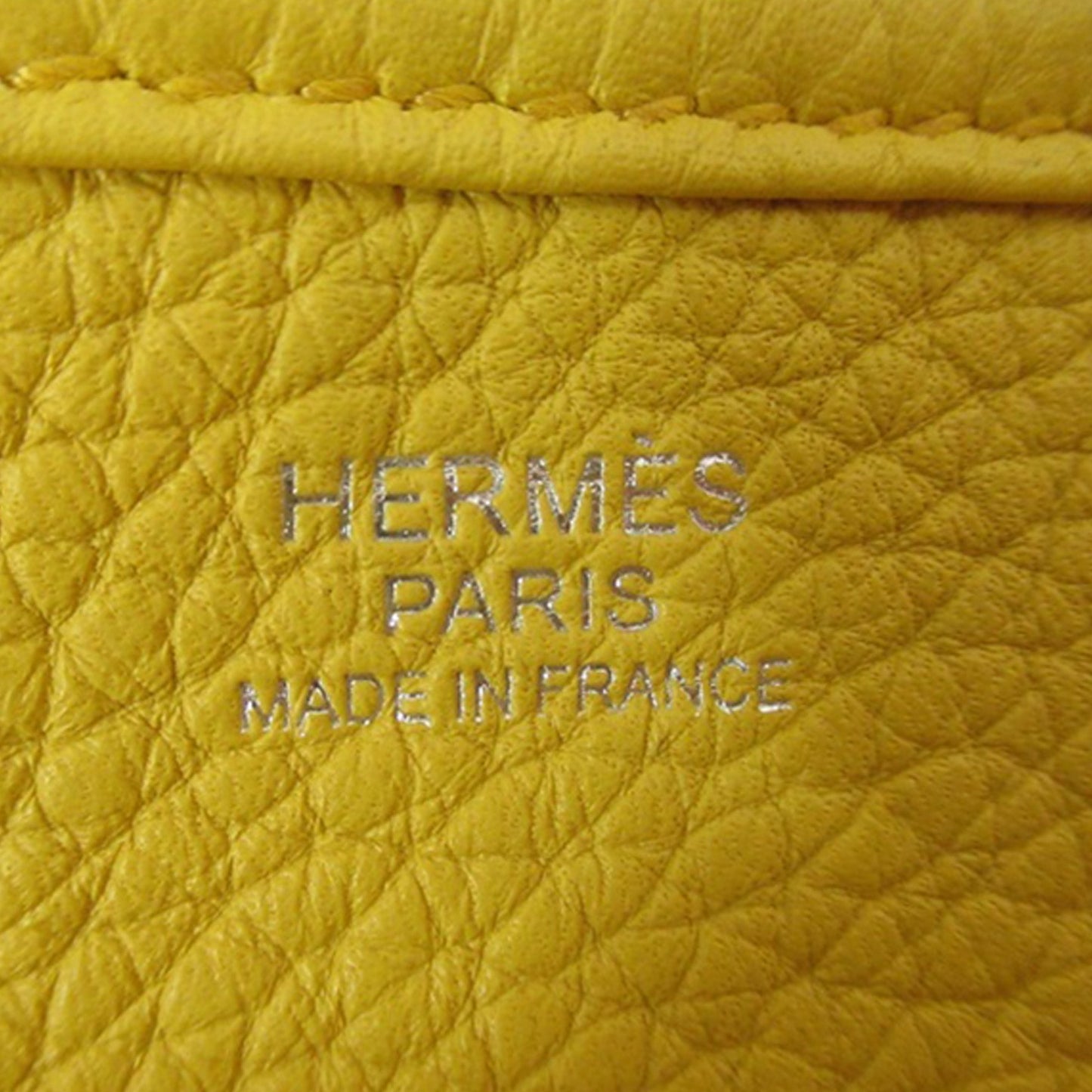 Hermès Clemence Evelyne III PM Yellow