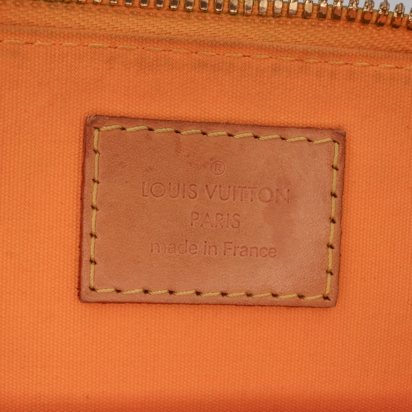 Louis Vuitton Monogram Vernis Alma BB Yellow