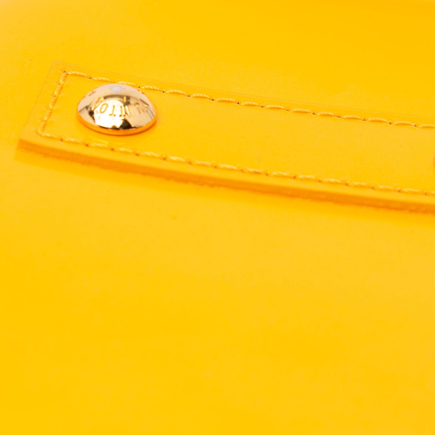 Louis Vuitton Monogram Vernis Alma BB Yellow
